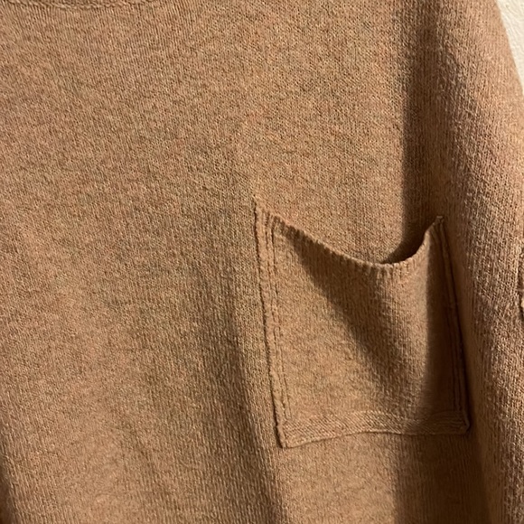 mustard yellow sweater with hints of speckled colors to contrast. - Picture 4 of 7